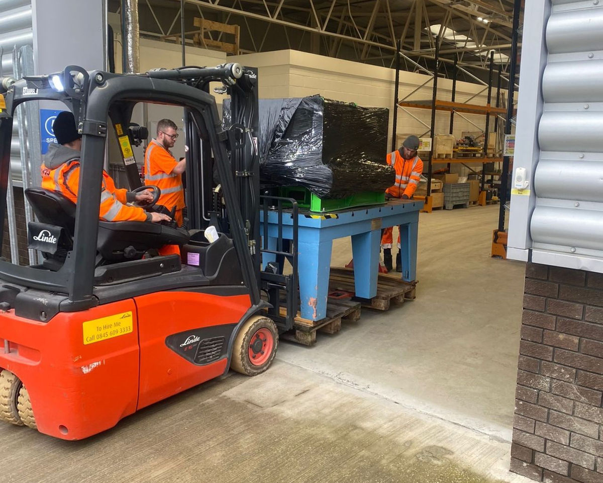 Asset moving and material recovery at a Cramlington manufacturing plant