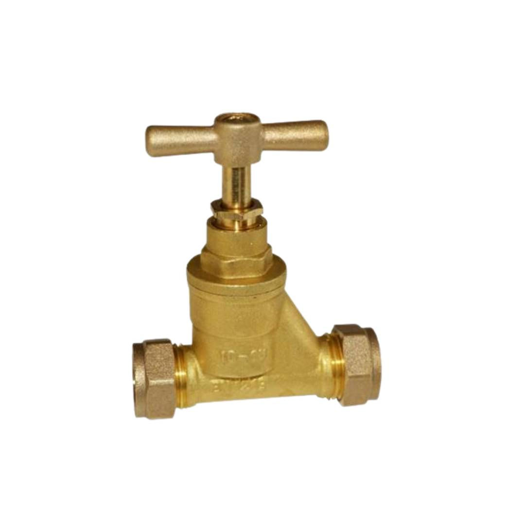 15mm brass Compression Stop Tap