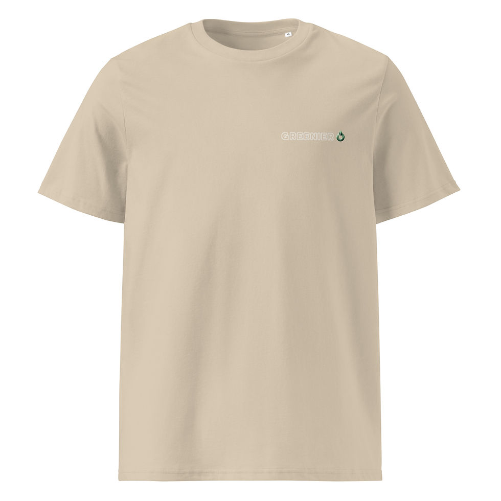 Thumbnail: Unisex organic ribbed neck t-shirt