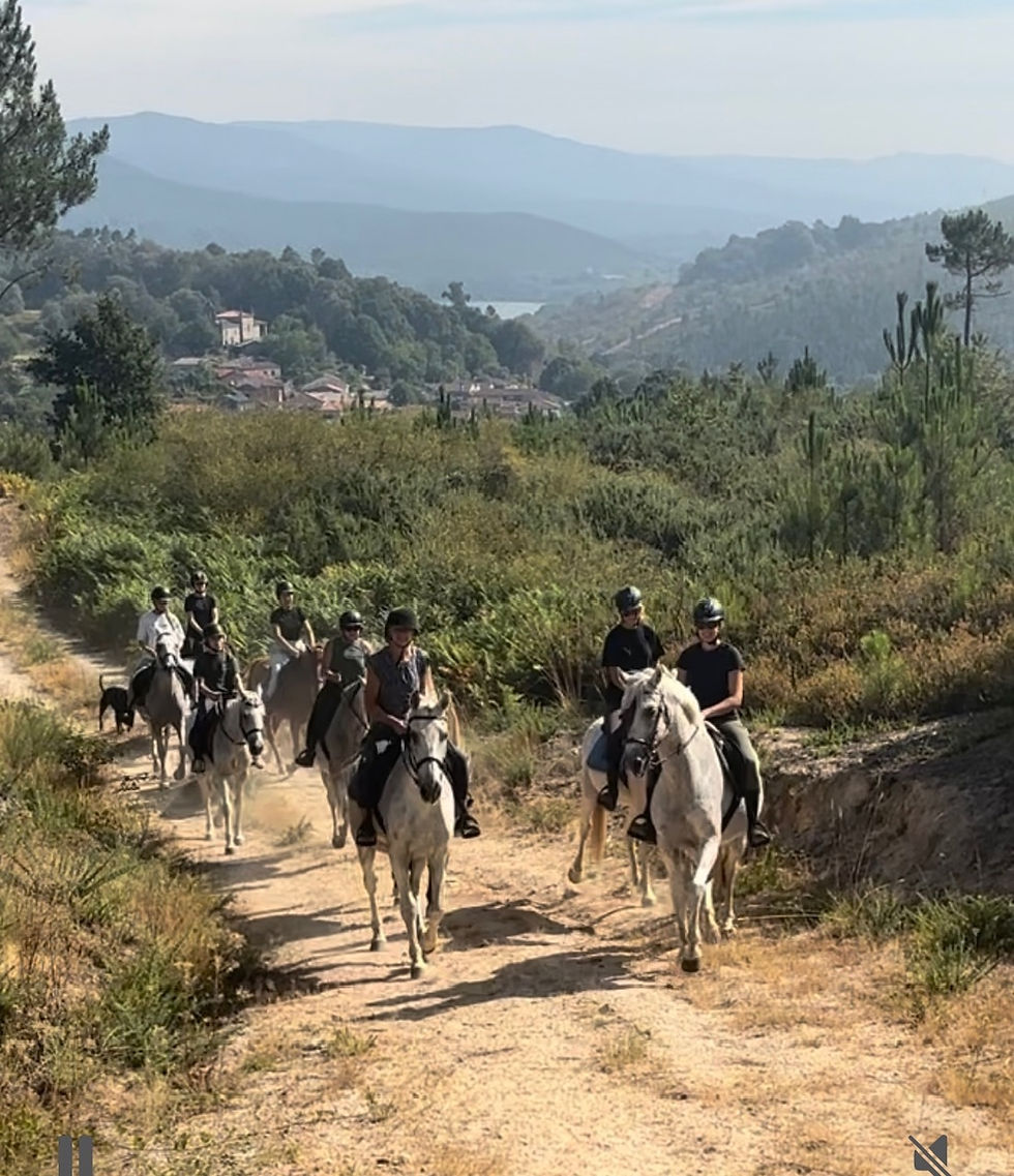Hiking, Trail Riding, & Bathing in Galicia, northwest Spain.