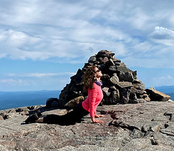 Yoga on the trail