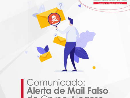 Comunicado: Alerta de Mail Falso de Grupo Alcansa 