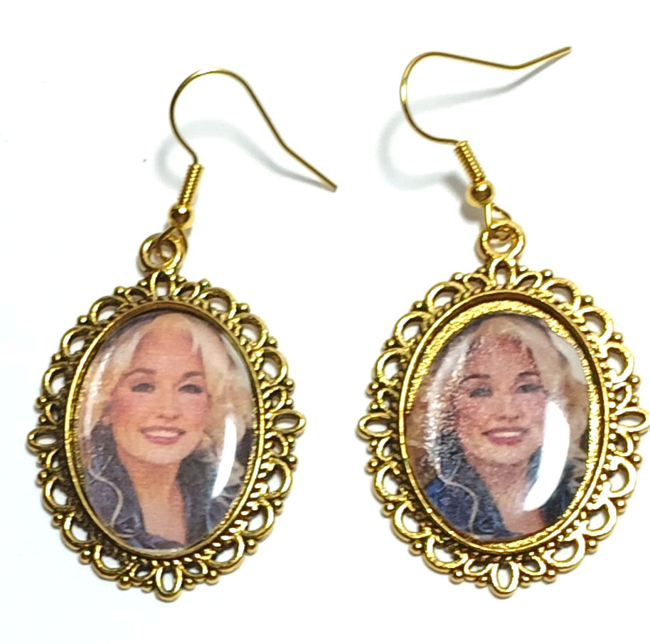 Where did you get those Dolly Earrings/ Gold