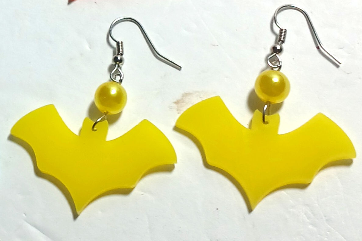 Where did you get those Halloween Earrings/Bats-Yellow