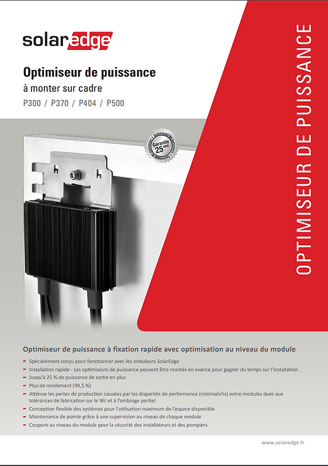 OPTIMISEUR SOLAREDGE
