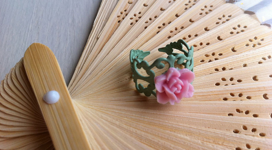 Pink Plastic Ring