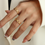 Thumbnail: Korean Jewelry Hollow Chain Open Ring Gold Rings Stainless Steel Jewelry Ring