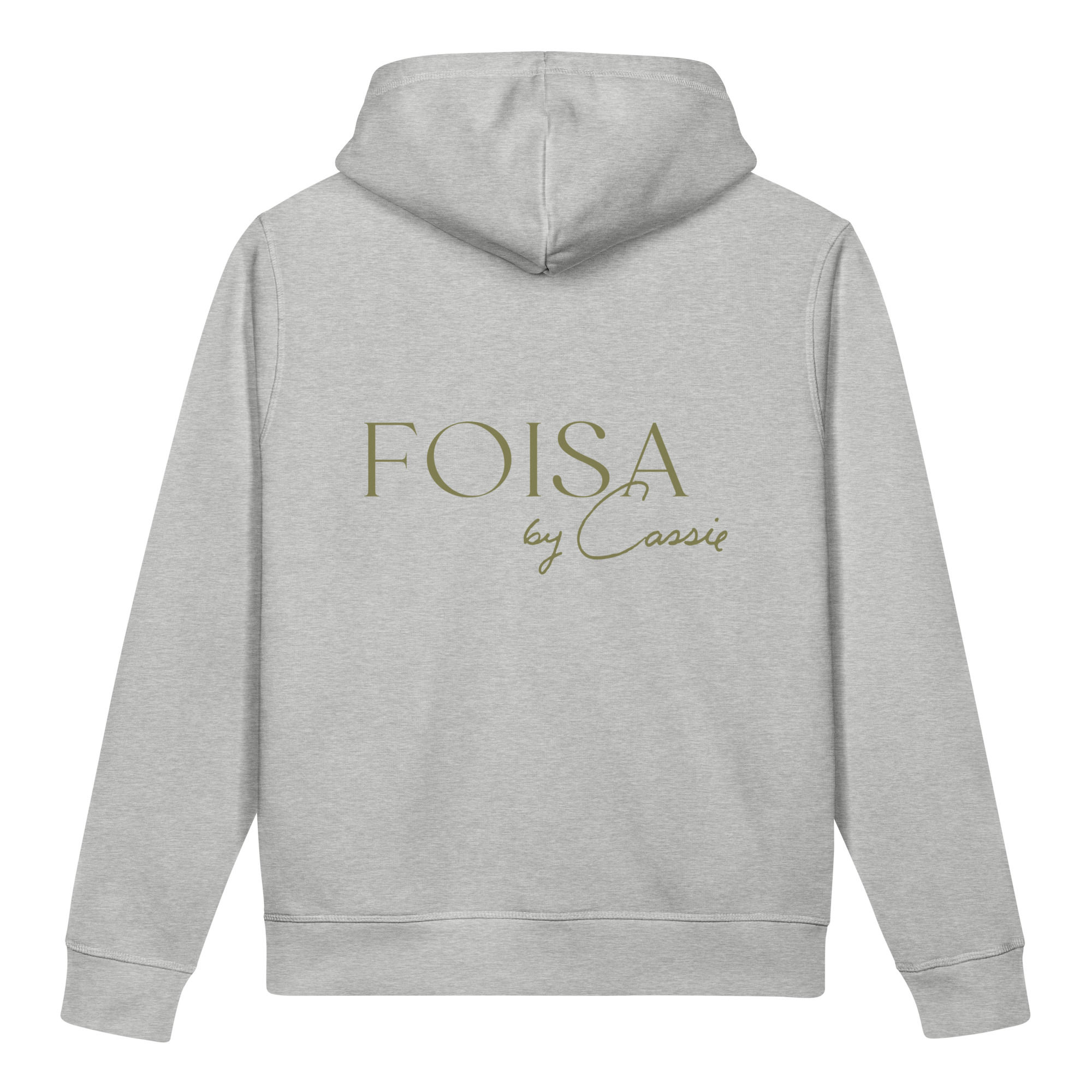 Unisex organic side pocket hoodie