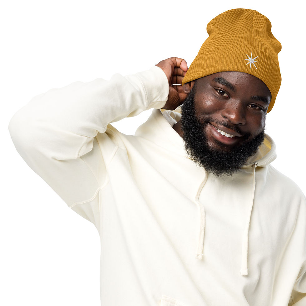 Thumbnail: Organic ribbed beanie
