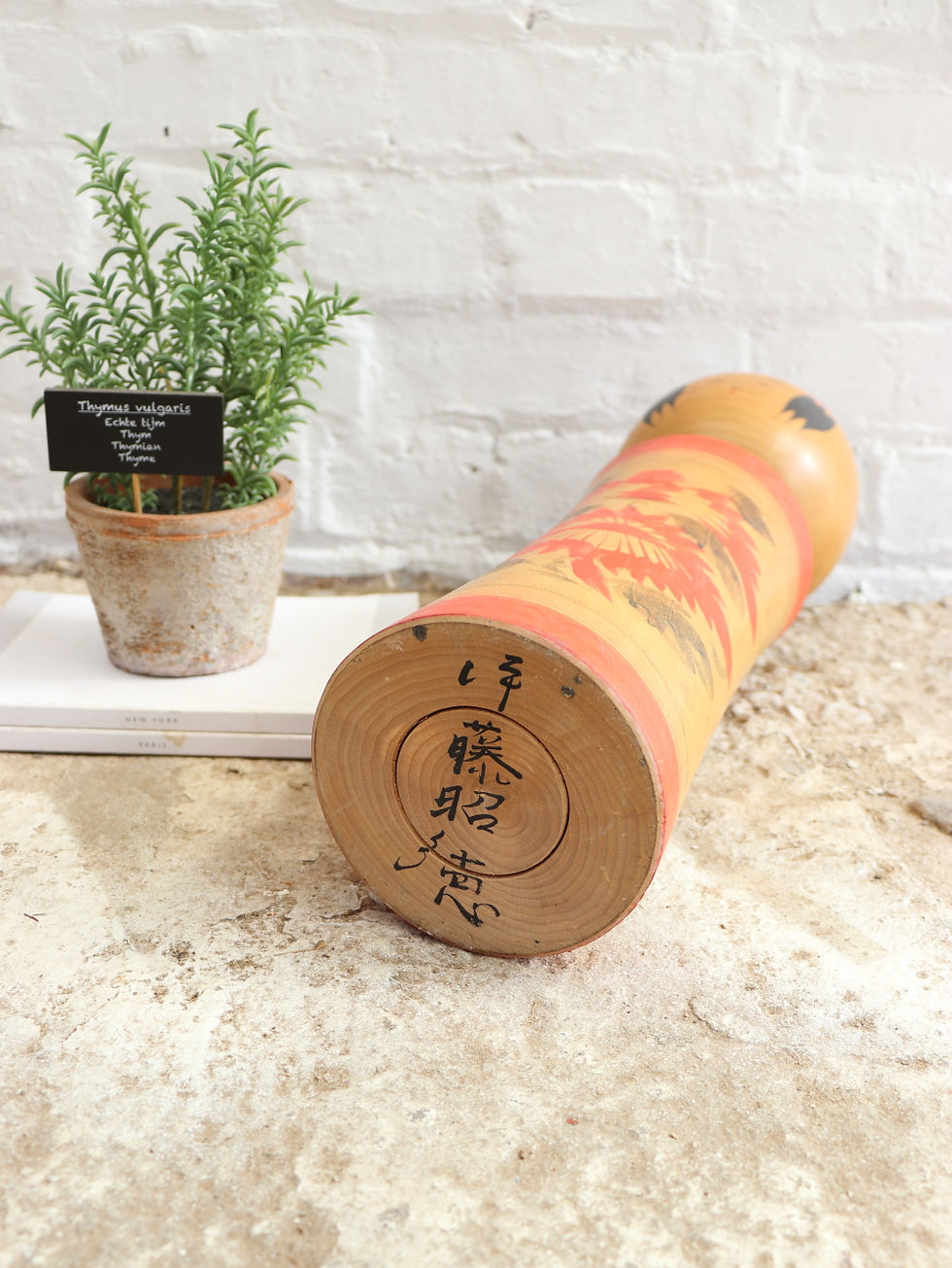 Thumbnail: Large Traditional Kokeshi Japanese Wooden Doll