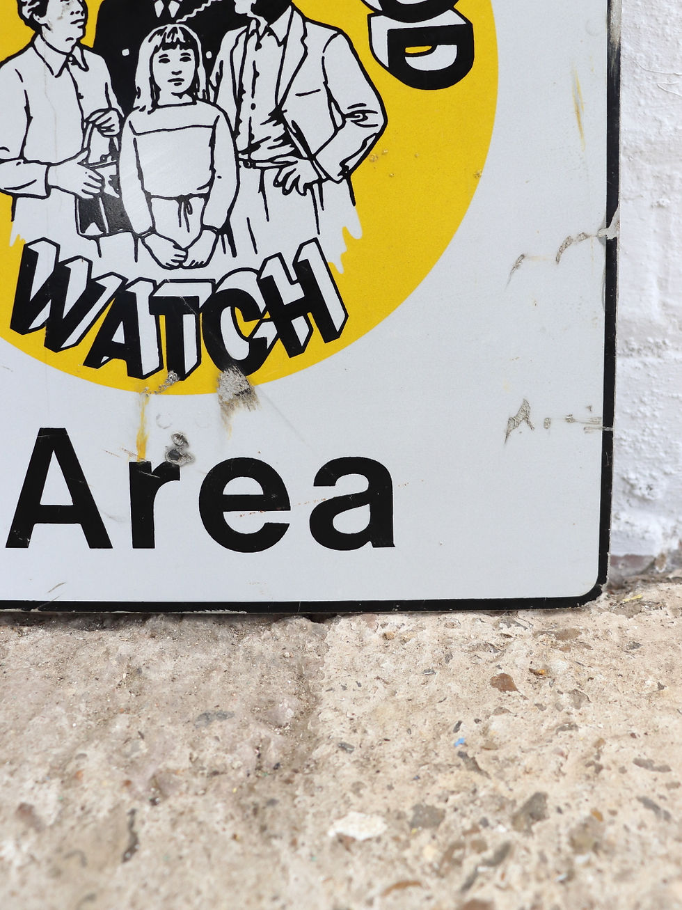 Thumbnail: Original Metal Neighbourhood Watch Sign