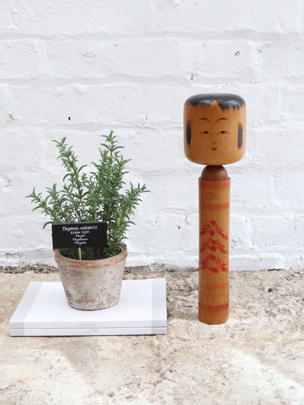 Medium Traditional Kokeshi Japanese Wooden Doll