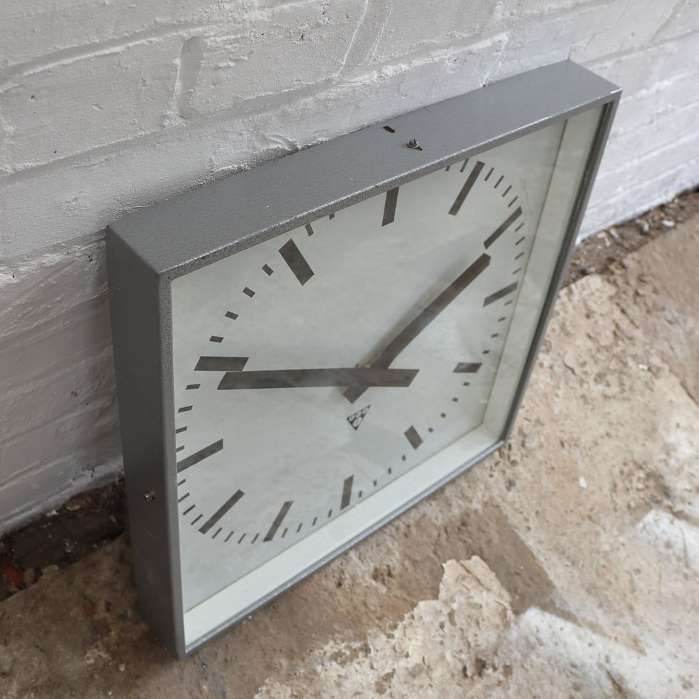 Thumbnail: Large Pragotron Industrial Wall Clock