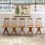 Thumbnail: Lovely Czech Vintage Wooden Swivel Chair