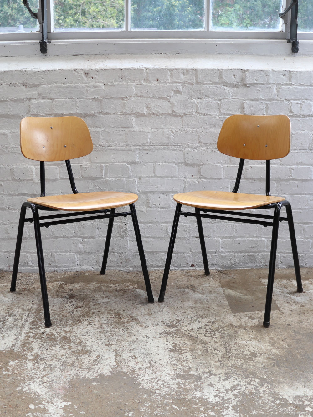 Mid Century French Stacking Chair