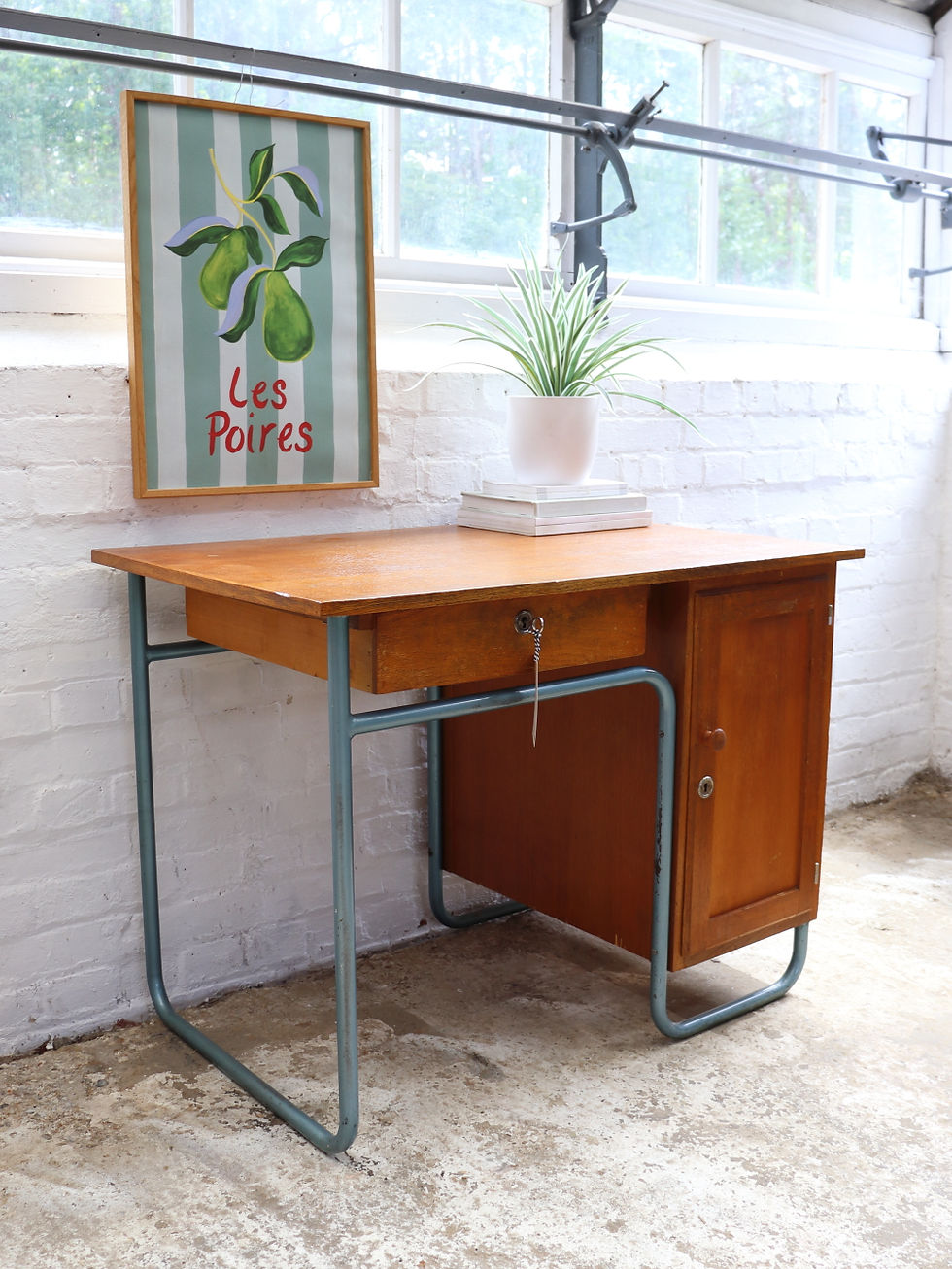 Thumbnail: Lovely Vintage French School Desk