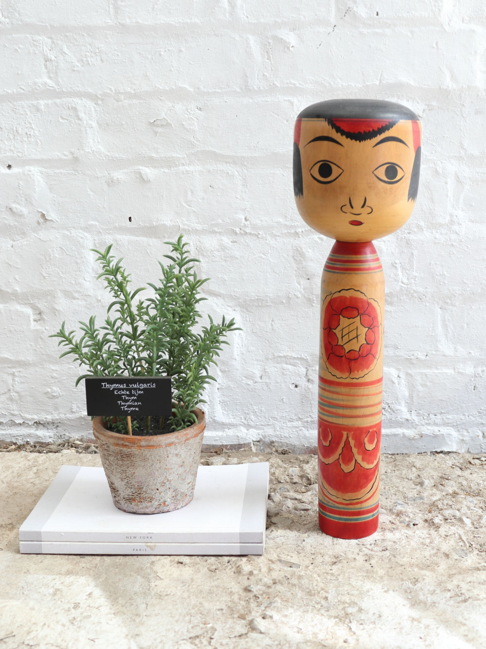 Large Traditional Kokeshi Japanese Wooden Doll
