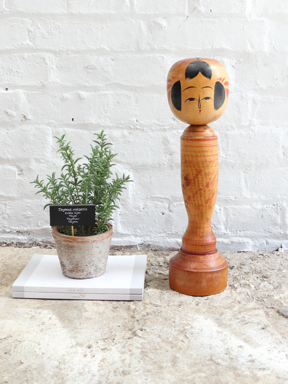 Large Traditional Kokeshi Japanese Wooden Doll