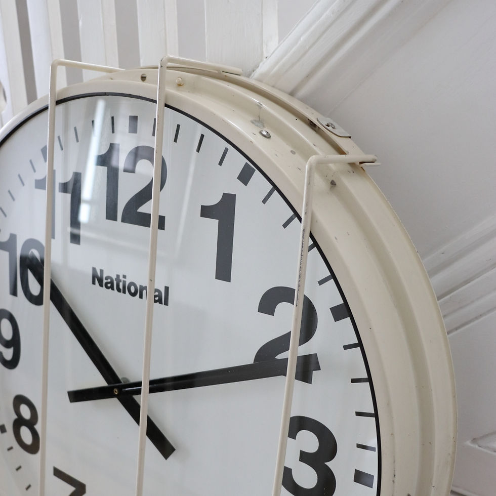 Thumbnail: Extra Large Japanese Wall Clock With Grille