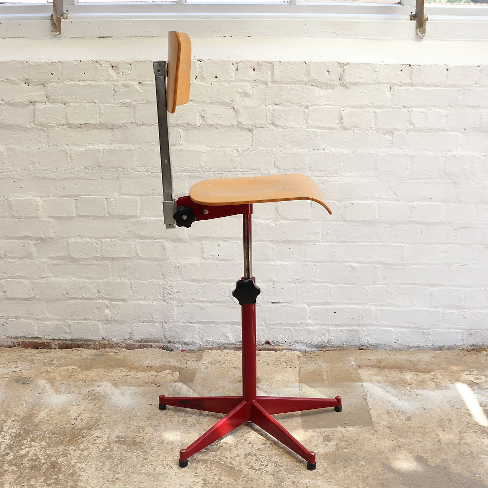 Thumbnail: Lovely French Vintage Industrial Chairs