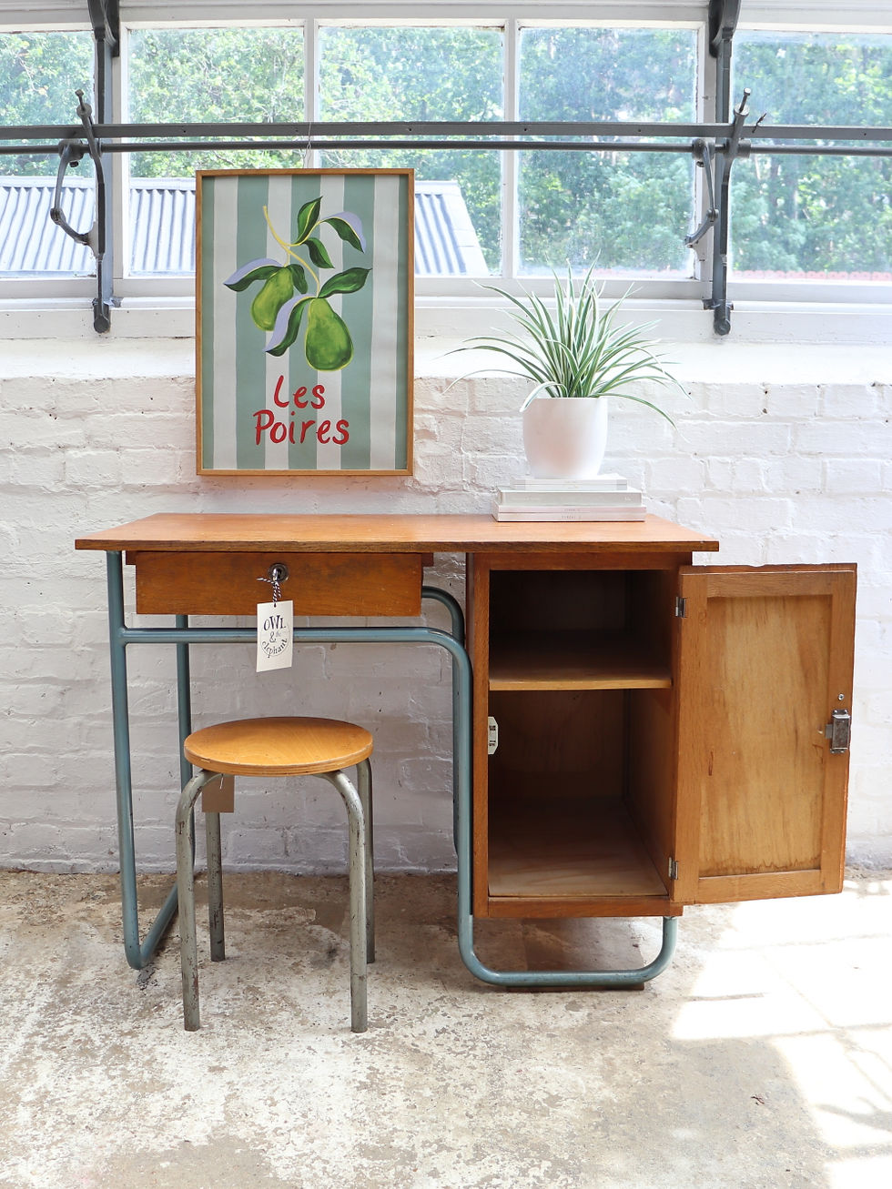 Thumbnail: Lovely Vintage French School Desk