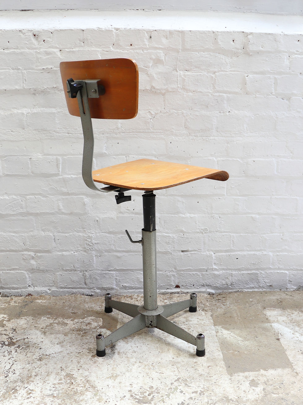 Thumbnail: Lovely Vintage French Industrial Chair