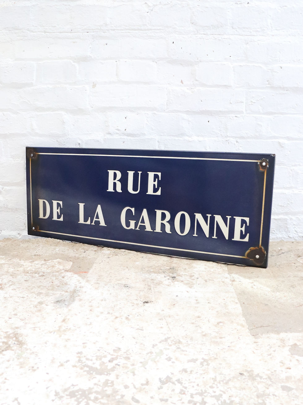 Thumbnail: Vintage French Enamel Street Sign