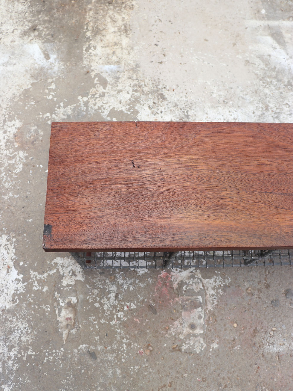 Thumbnail: Lovely Vintage School Bench With Shoe Storage