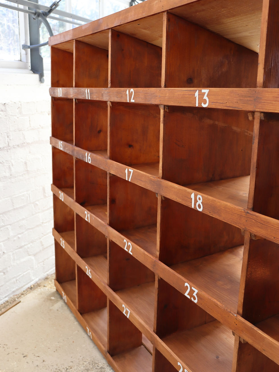 Thumbnail: Lovely Large Rustic Vintage French Cubby Holes