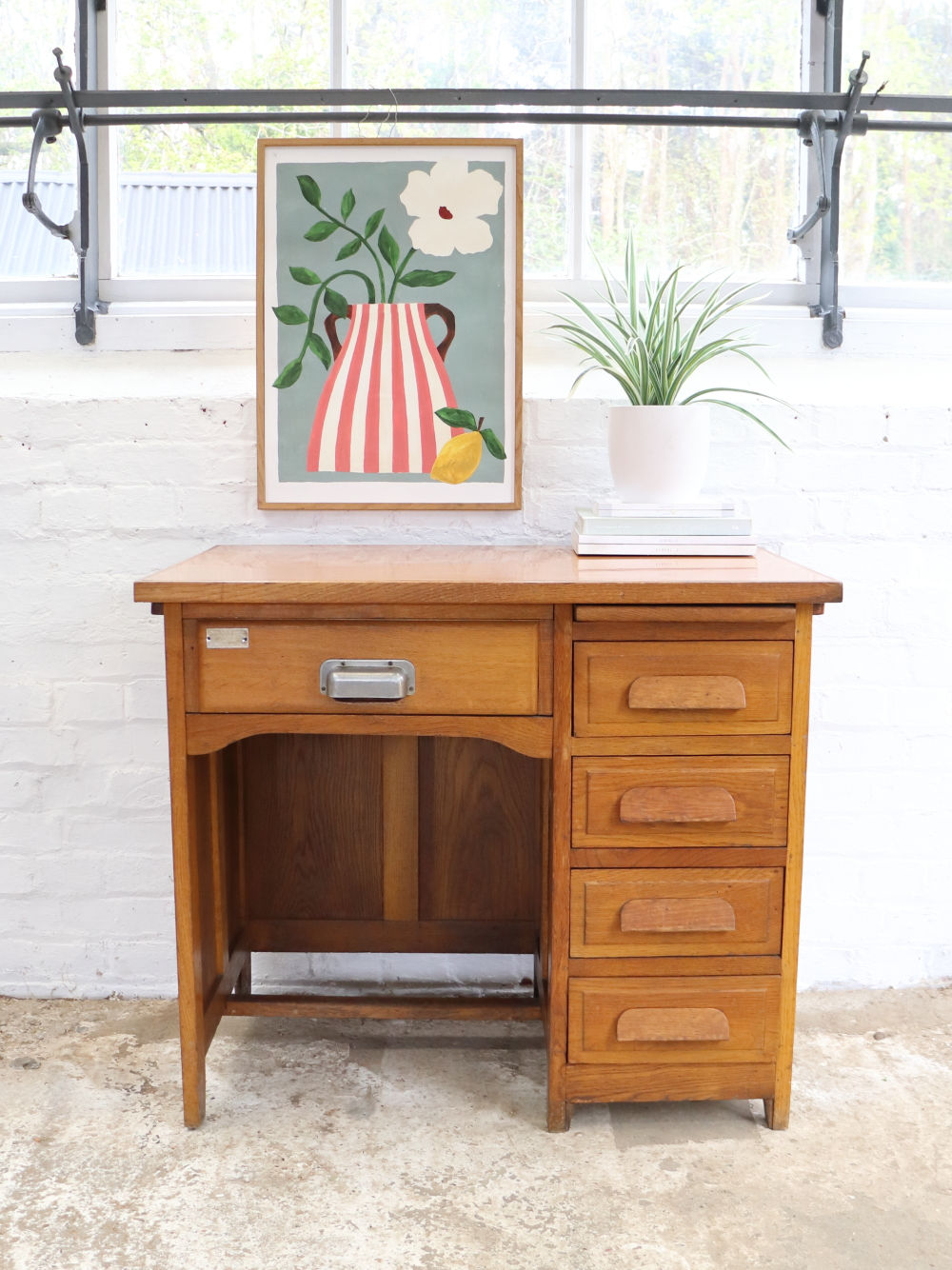 Beautiful Vintage French Office Desk