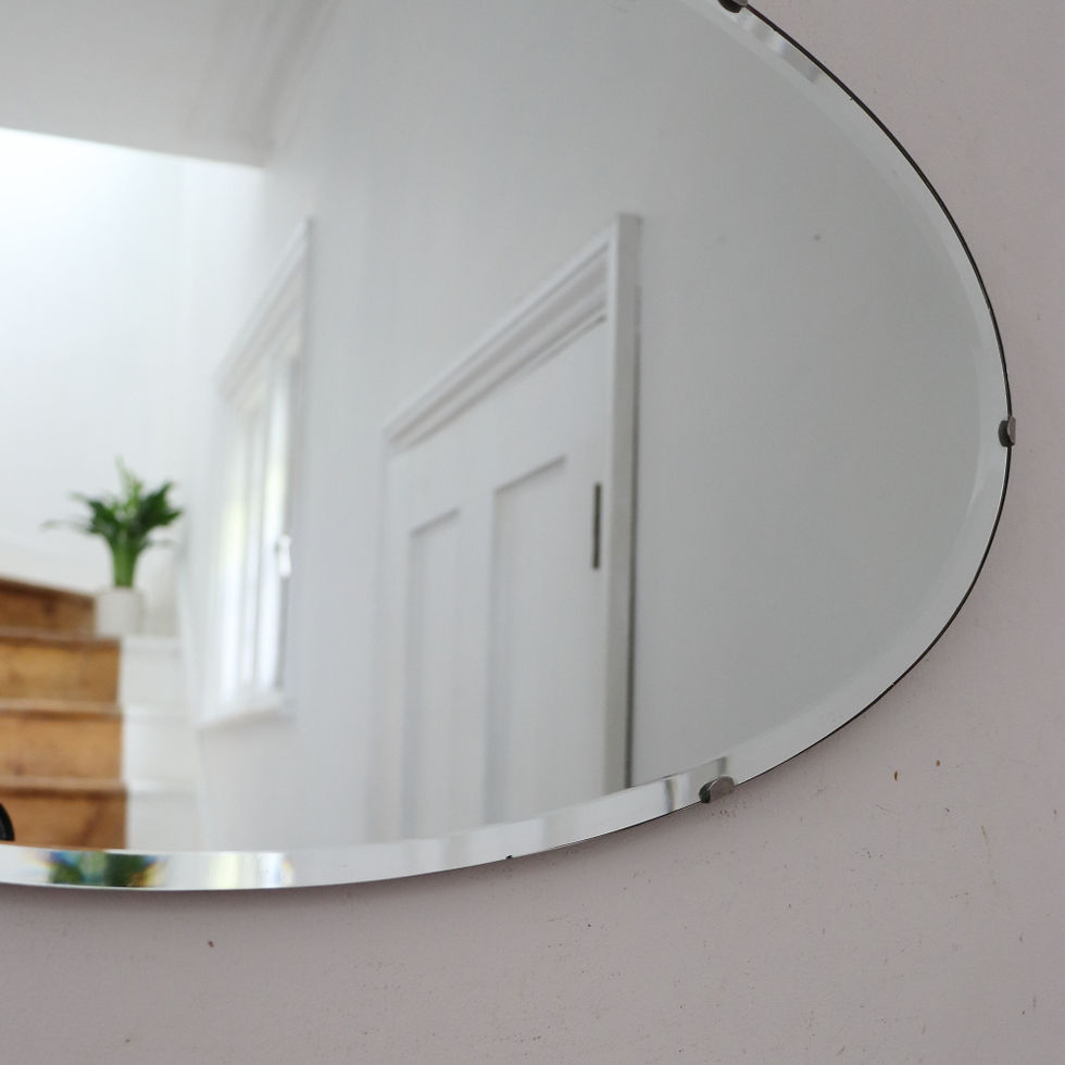Thumbnail: Vintage Frameless Wall Mirror