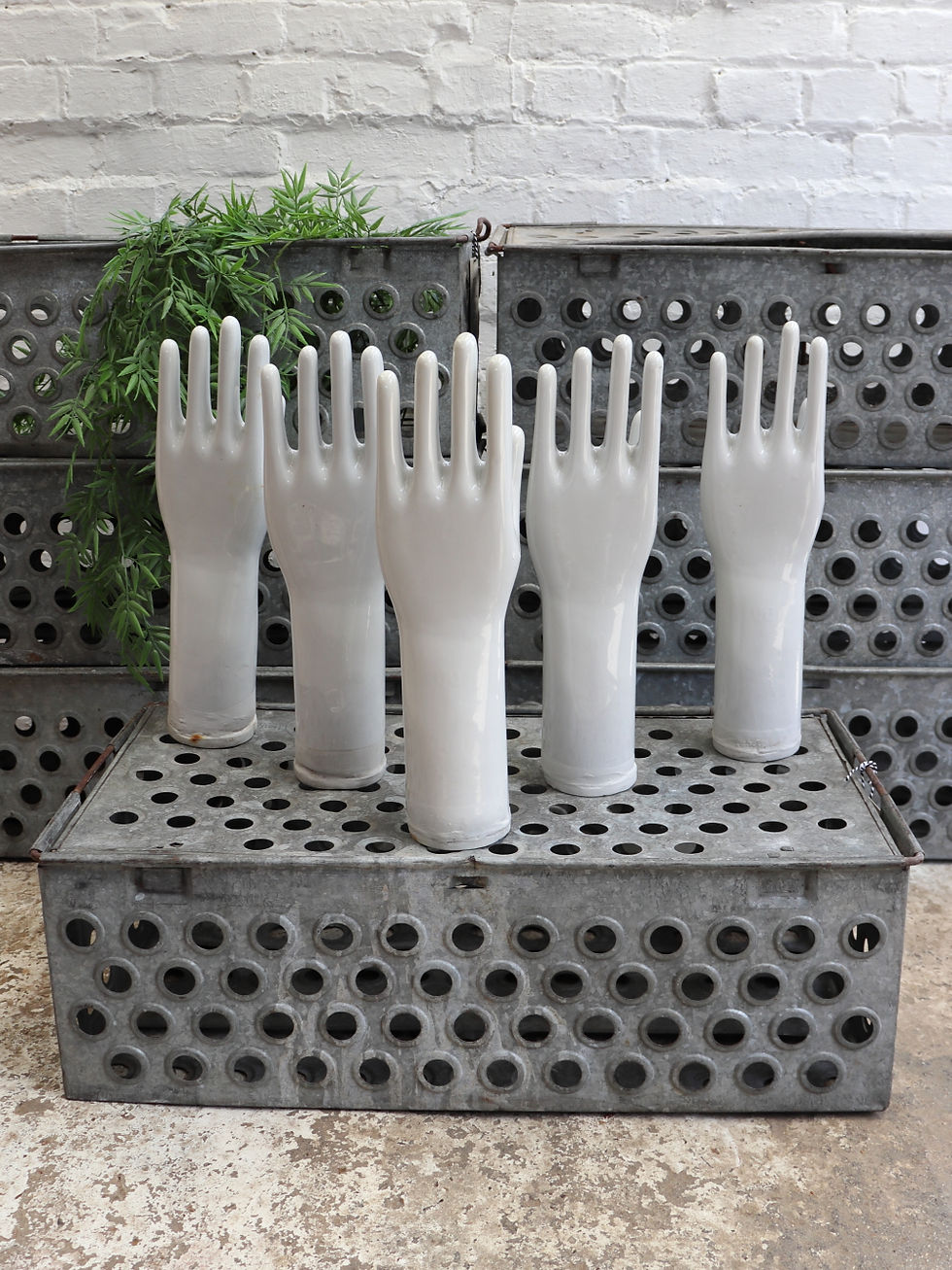 Thumbnail: Beautiful Vintage Porcelain Glove Mould