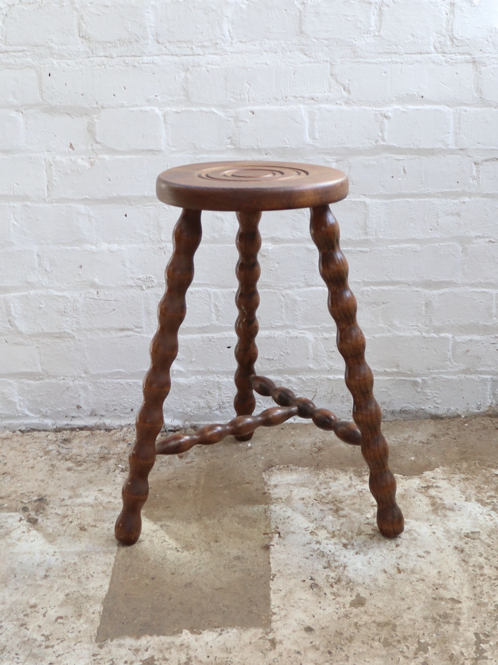 RESERVED - Beautiful Vintage French Bobbin Stool