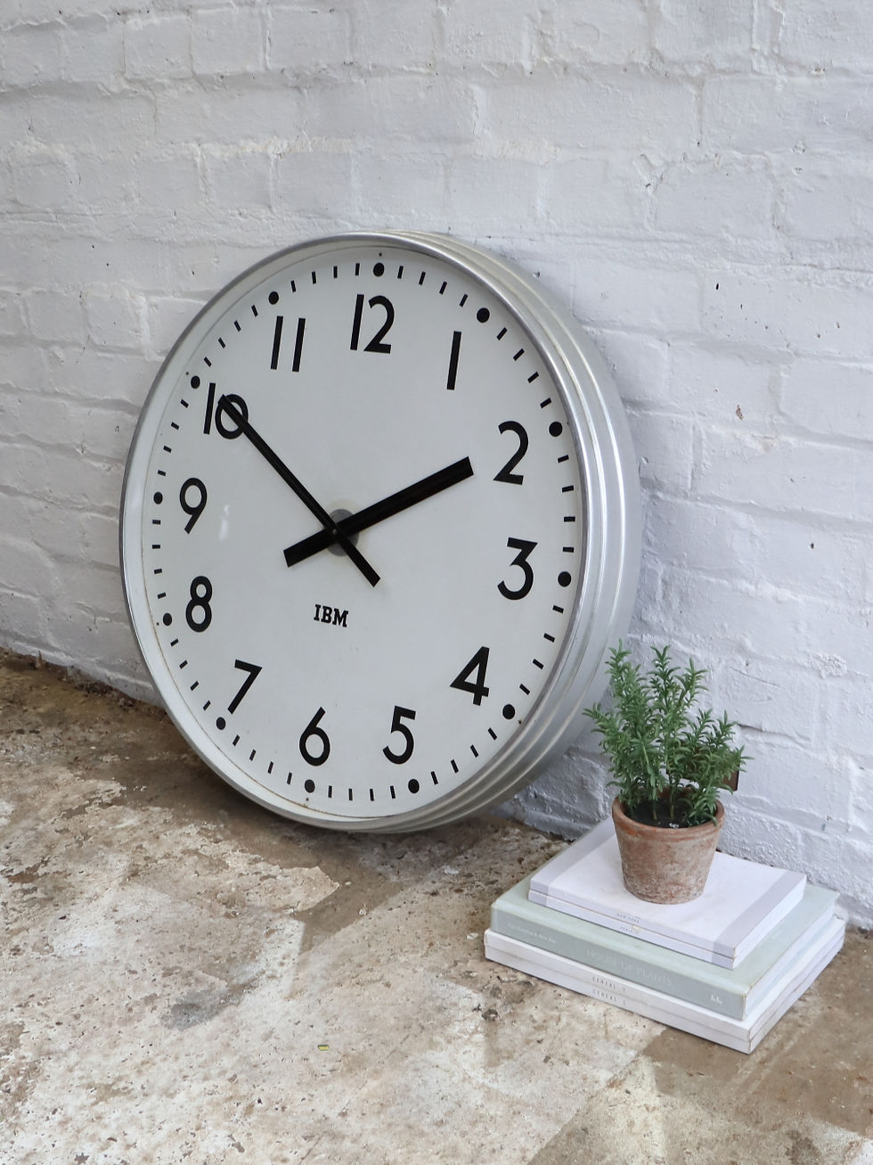 Thumbnail: Lovely Large 1950s IBM Wall Clock