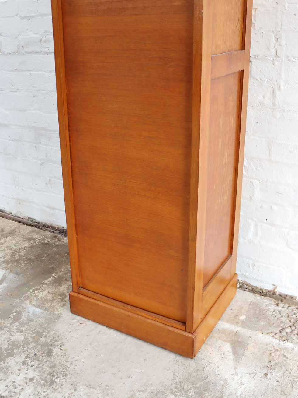 Thumbnail: Beautiful Vintage Single Tambour Fronted Cabinet