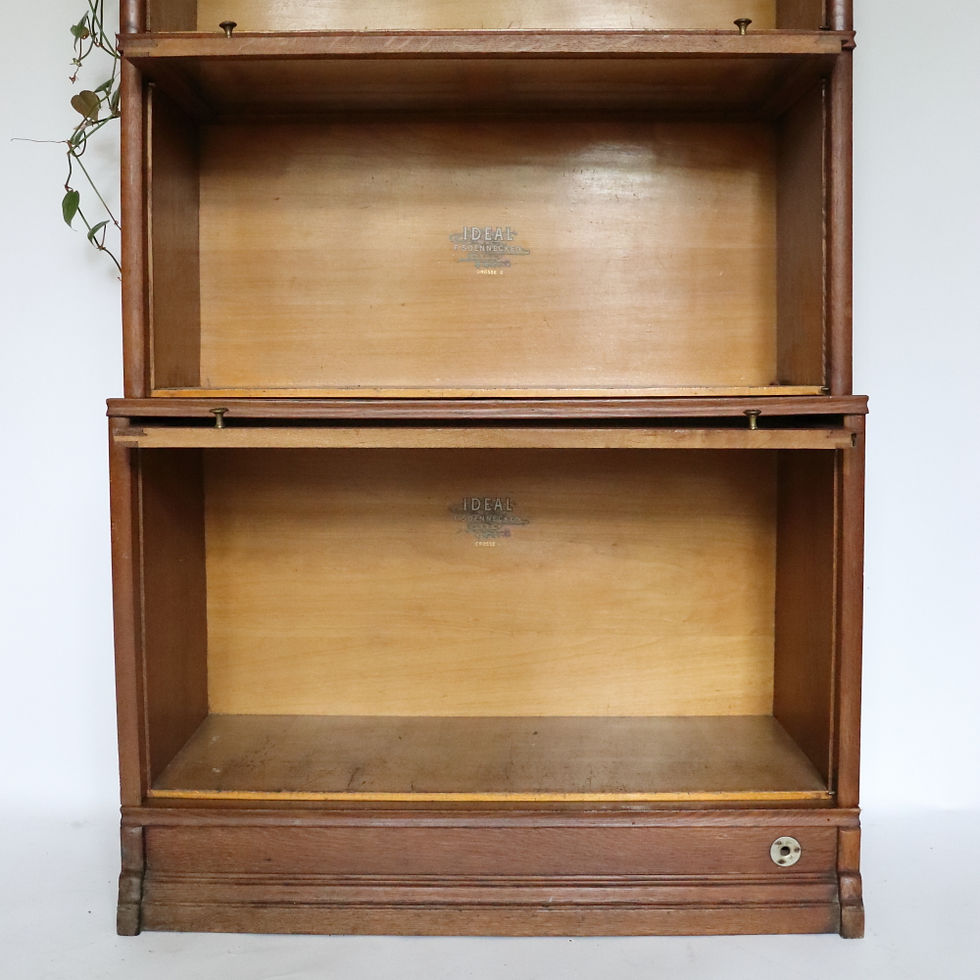 Thumbnail: Beautiful German Antique Sectional Bookcase By F Soennecken