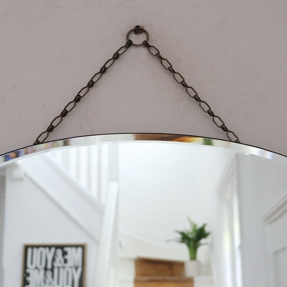 Thumbnail: Vintage Frameless Wall Mirror