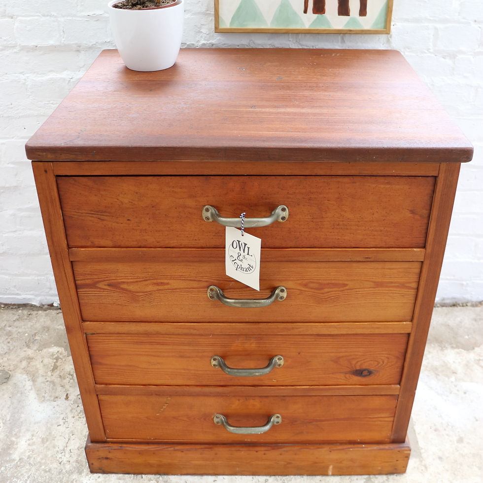 Thumbnail: Beautiful Large French Haberdashery Drawers