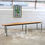 Thumbnail: Vintage Mullca French School Bench - Adult Height