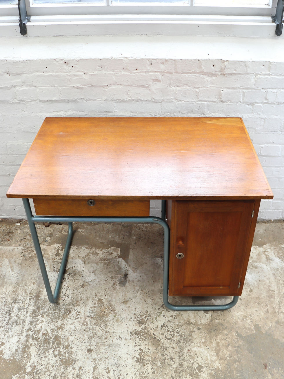 Thumbnail: Lovely Vintage French School Desk