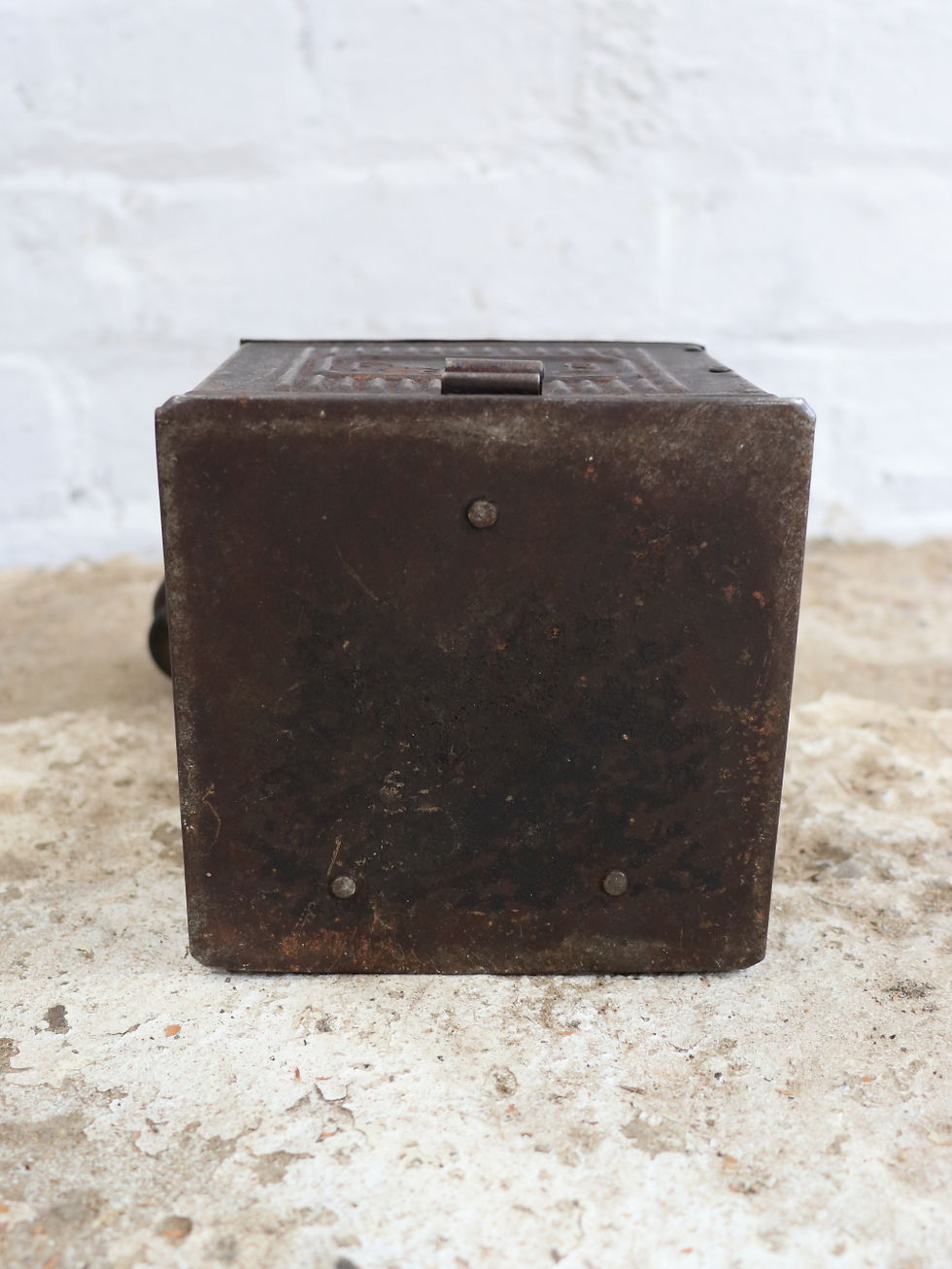 Thumbnail: Lovely vintage F.B. Italian Metal Coffee Grinder