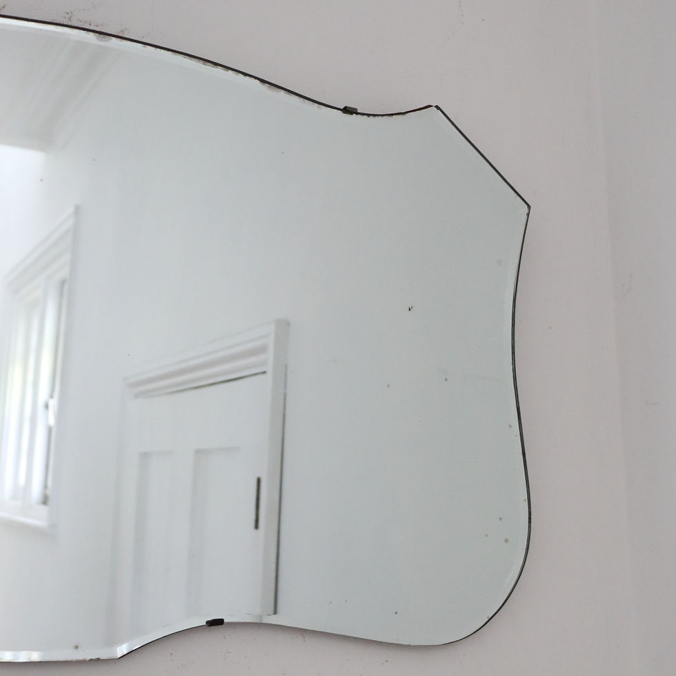 Thumbnail: Vintage Frameless Wall Mirror
