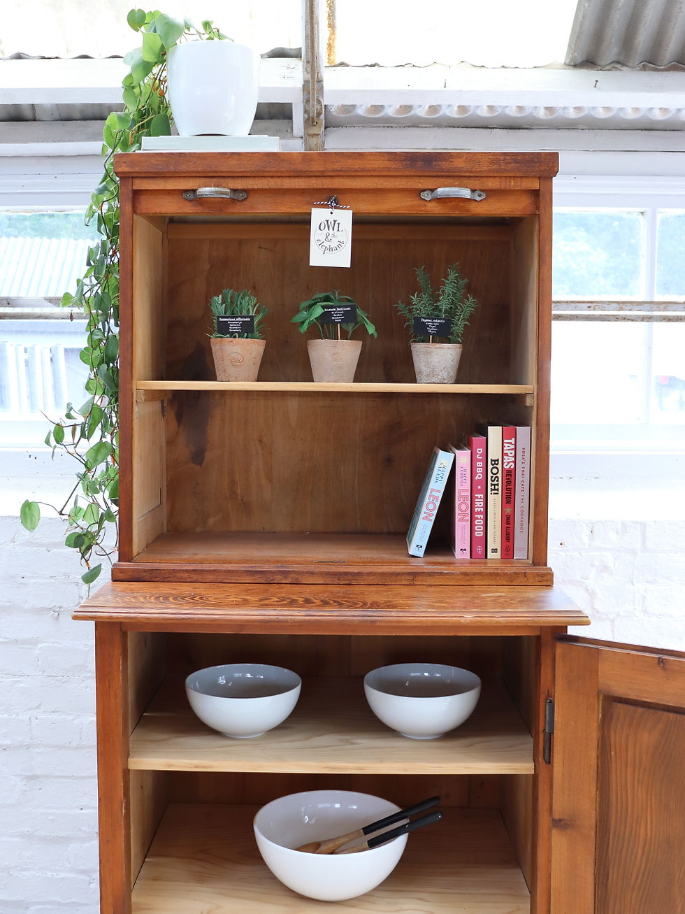 Thumbnail: Beautiful Large Antique French Kitchen Cupboard