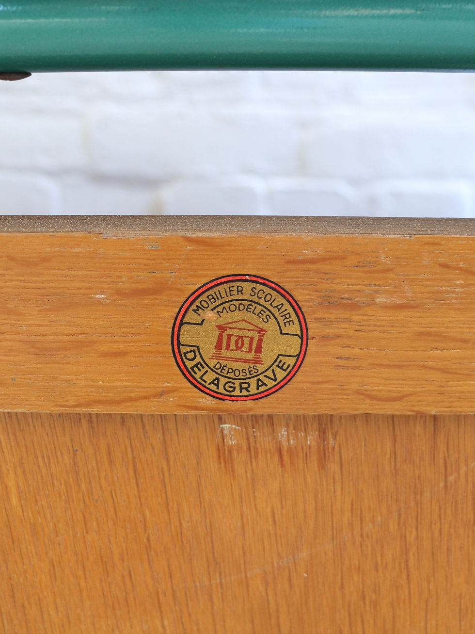 Thumbnail: Beautiful Vintage Delagrave French Teachers Desk