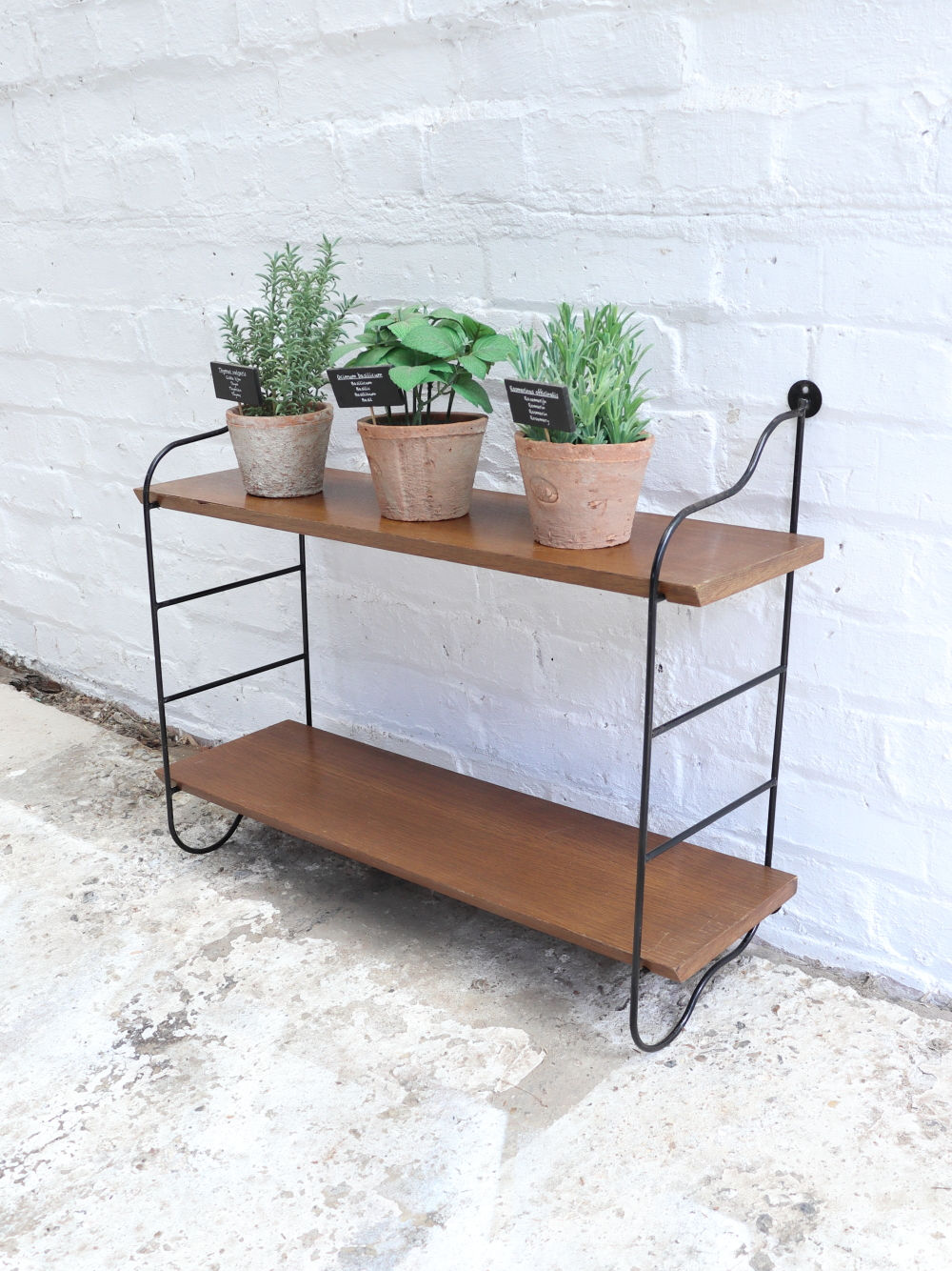 Original French Mid Century String Shelves