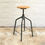 Thumbnail: Lovely Vintage Industrial French Swivel Stool