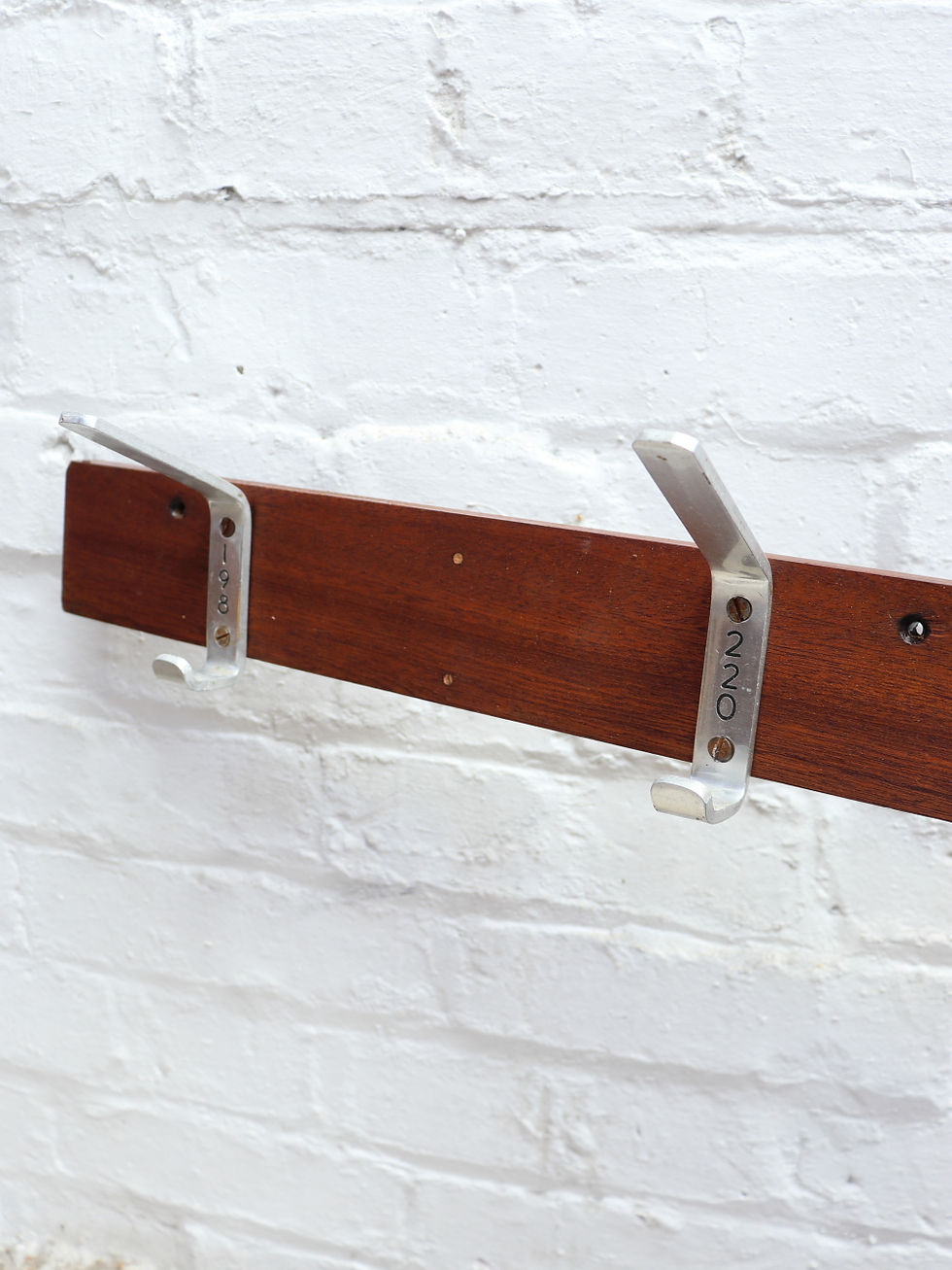 Thumbnail: Mid Century School Coat Hook Rack