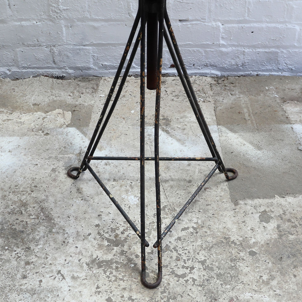 Thumbnail: Vintage Industrial Swivel Stool