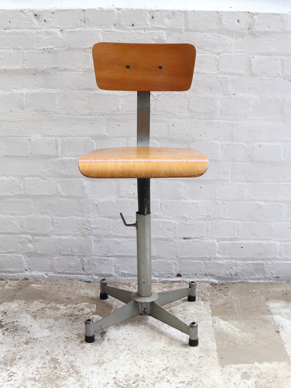 Lovely Vintage French Industrial Chair