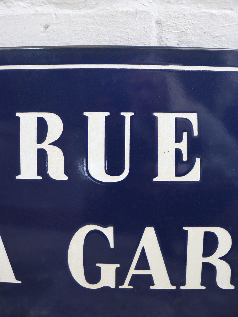 Thumbnail: Vintage French Enamel Street Sign